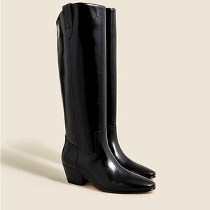 J Crew Piper knee-high boots in leather